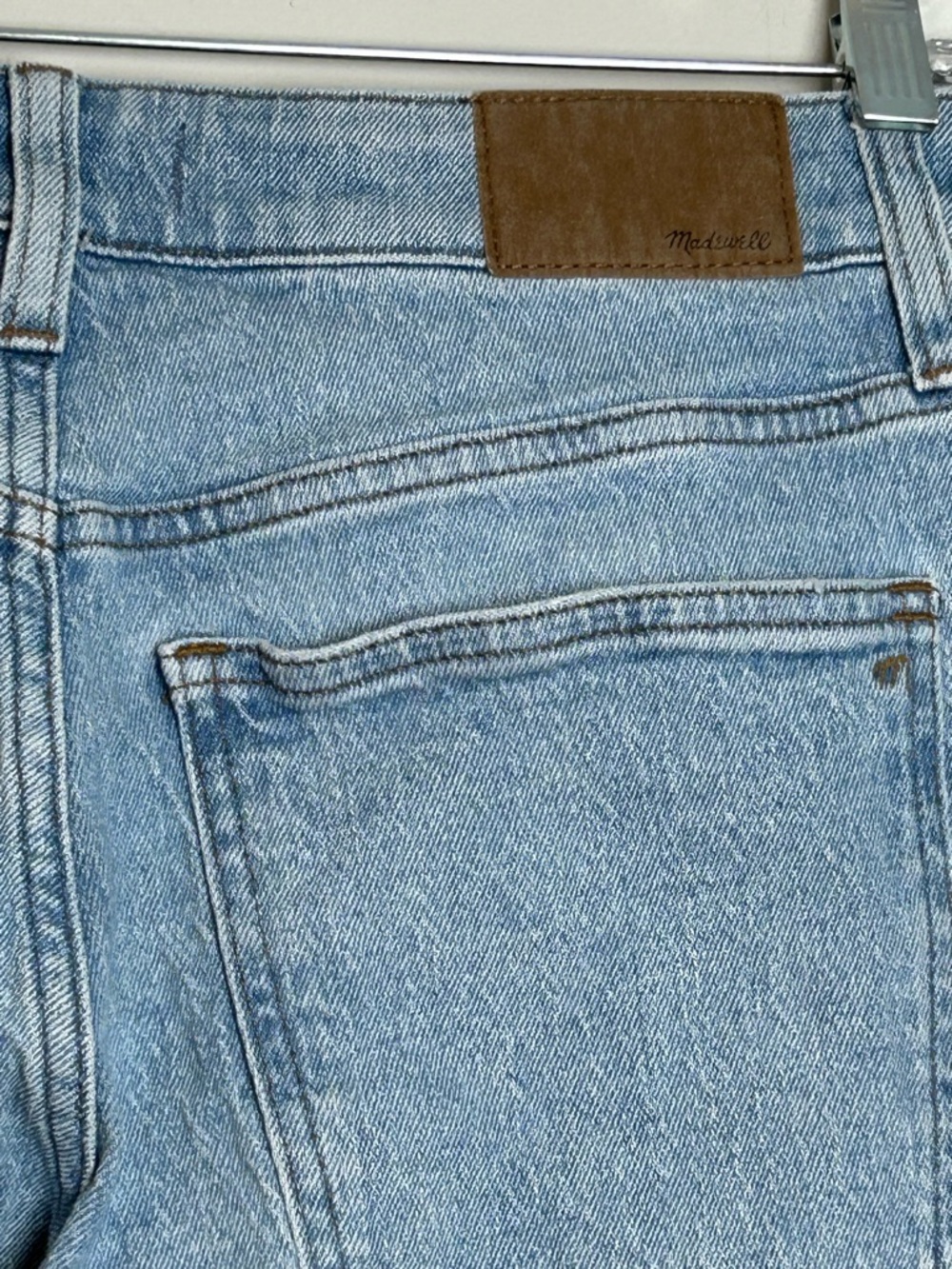 Madewell curvy perfect vintage wide leg crop jeans size 28 light wash high rise - Picture 6 of 13